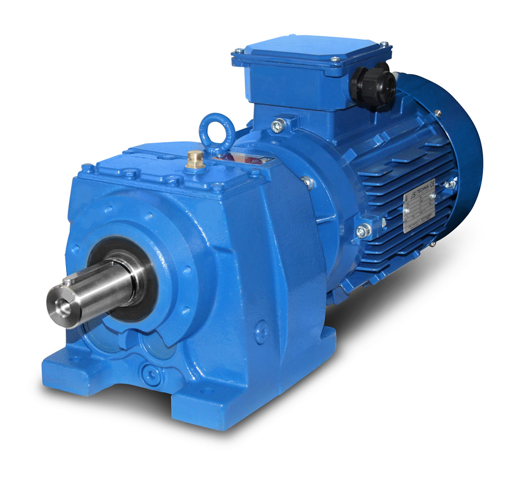 MV-F272-100-3.0kW-309 rpm Helical Geared Motor