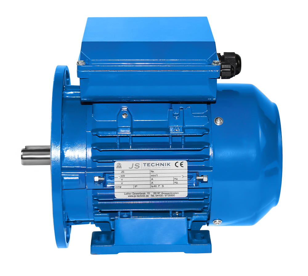 Single phase motor -ML2 712-4, 0,37 kW, 4pol, B35