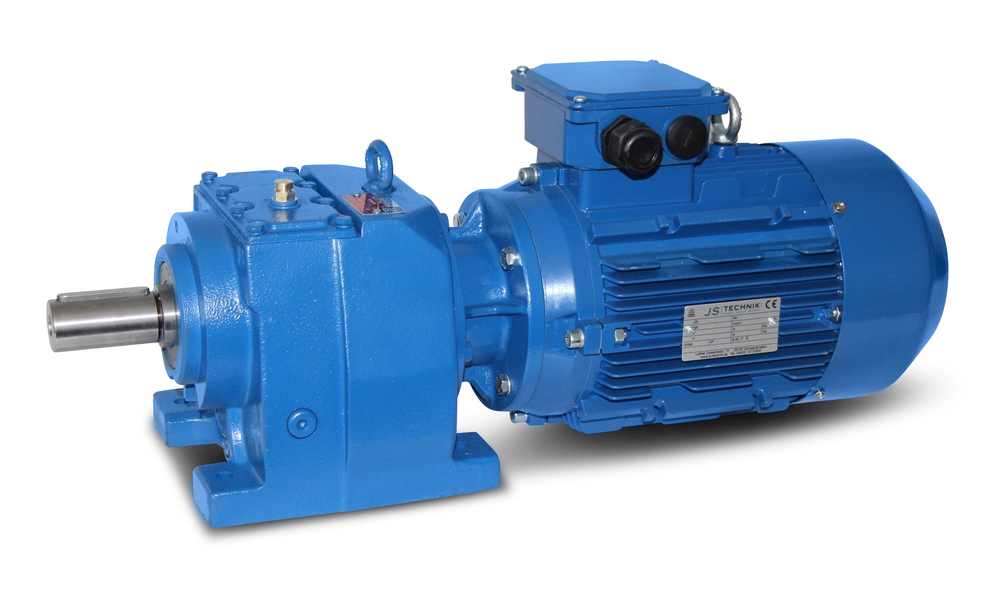 MV-F272-100-3.0kW-309 rpm Helical Geared Motor